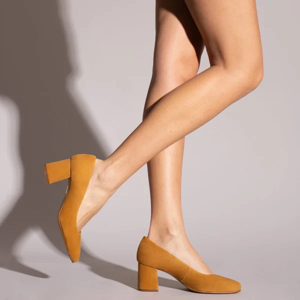 Nouvelle Collection MiMaO ShopOnline FEMME – Chaussure à Bout Carré CAMEL 8