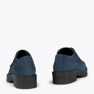 MiMaO ShopOnline BLUCHER – Chaussures à Lacets Pour Femmes BLEU MARINE en vente 13