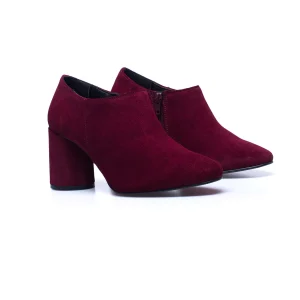 MiMaO ShopOnline FASHION – Chaussure Montante à Talon BORDEAUX boutique en ligne 12