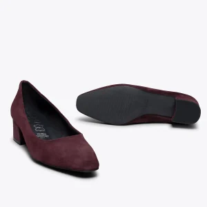 MiMaO ShopOnline URBAN TREND – Chaussure à Bout Carré BORDEAUX Livraison gratuite 17