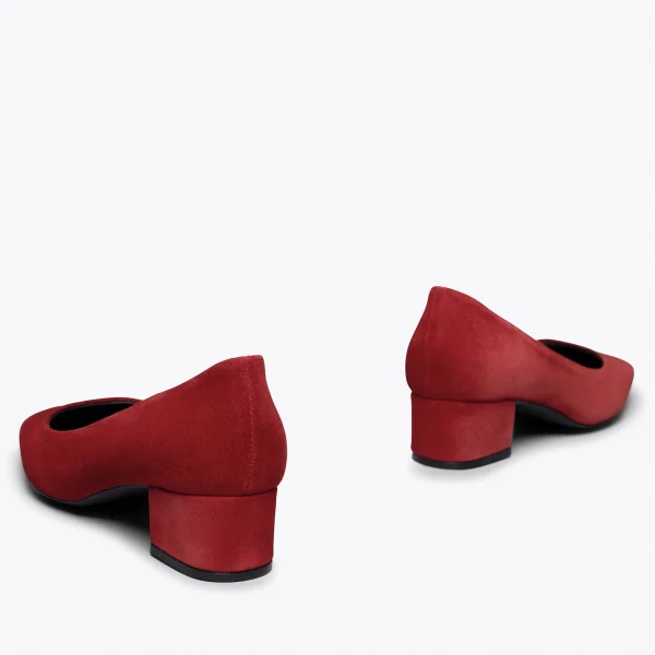 MiMaO ShopOnline URBAN TREND – Chaussure à Bout Carré ROUGE grande surprise 5