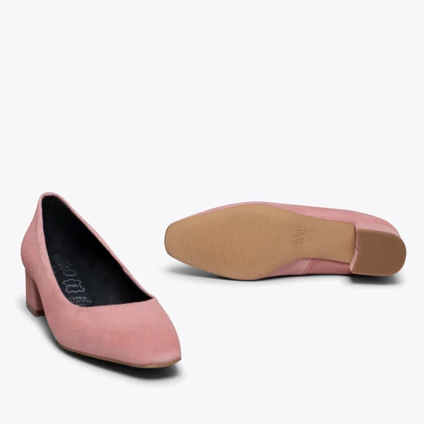 MiMaO ShopOnline URBAN TREND – Chaussure à Bout Carré ROSE beauté 6