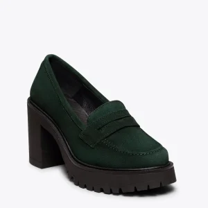 MiMaO ShopOnline MOCASSIN TRACK – Chaussures à Talons Hauts Et Chaussures à Plateforme VERT vente chaude 15