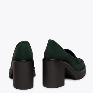 MiMaO ShopOnline MOCASSIN TRACK – Chaussures à Talons Hauts Et Chaussures à Plateforme VERT vente chaude 13