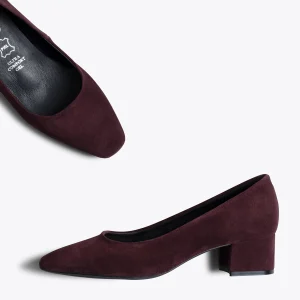 MiMaO ShopOnline URBAN TREND – Chaussure à Bout Carré BORDEAUX Livraison gratuite 13