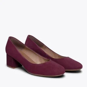 marques pas cher MiMaO ShopOnline URBAN ROND – Chaussure à Talon Bas BORDEAUX 11