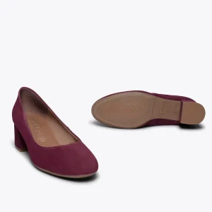 marques pas cher MiMaO ShopOnline URBAN ROND – Chaussure à Talon Bas BORDEAUX 17