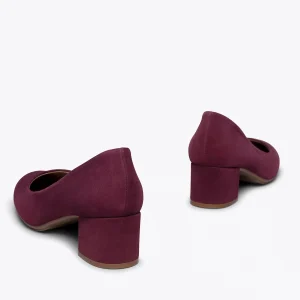 marques pas cher MiMaO ShopOnline URBAN ROND – Chaussure à Talon Bas BORDEAUX 15