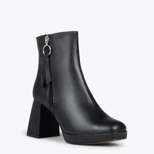 excellente qualité MiMaO ShopOnline SIENA – Bottines à Talon Bloc Et Plateforme NOIR 15