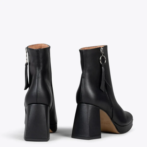 excellente qualité MiMaO ShopOnline SIENA – Bottines à Talon Bloc Et Plateforme NOIR 4