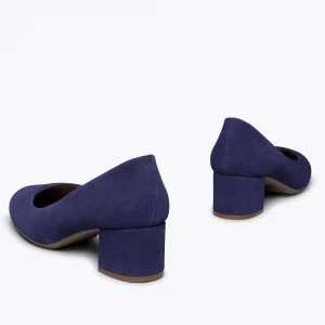 en ligne vente MiMaO ShopOnline URBAN ROND – Chaussure à Talon Bas BLEU 15