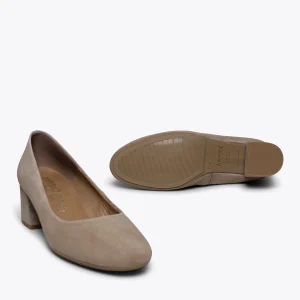 achat MiMaO ShopOnline URBAN ROND – Chaussure à Talon Bas TAUPE 17