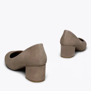 achat MiMaO ShopOnline URBAN ROND – Chaussure à Talon Bas TAUPE 15