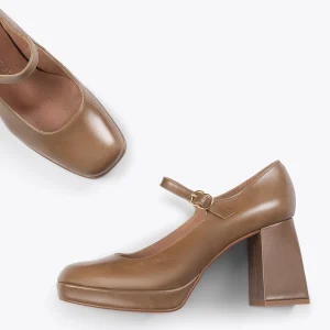 MiMaO ShopOnline BRIGITTE – Chaussures à Bracelet Et Talon Bloc TAUPE marques de renommée 11