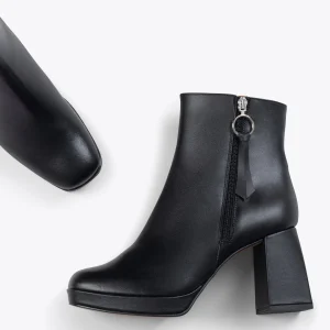 excellente qualité MiMaO ShopOnline SIENA – Bottines à Talon Bloc Et Plateforme NOIR 11