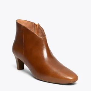 soldes magasin MiMaO ShopOnline LADY – Bottines Avec Décolleté En V CAMEL Nappa 15