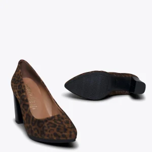 MiMaO ShopOnline URBAN SAUVAGE – Escarpin Animal Print MARRON LÉOPARD marques pas cher 17