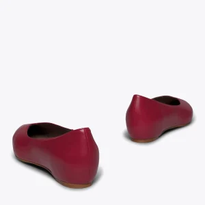 MiMaO ShopOnline URBAN COMPENSÉ – Chaussures Compensées échancrées En V ROUGE Authenticité garantie 15