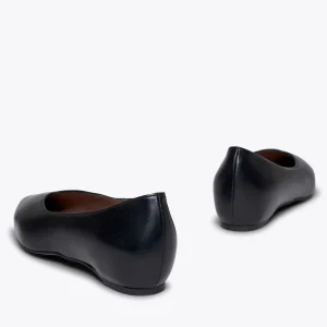 MiMaO ShopOnline URBAN COMPENSÉ – Chaussures Compensées échancrées En V NOIR Livraison rapide 15