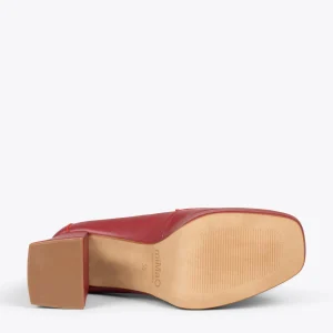 MiMaO ShopOnline ANNETTE – Mocassins Pour Femme à Talon Et Plateforme BORDEAUX soldes luxe 17