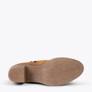 vente à bas prix MiMaO ShopOnline KANSAS – Bottines Country En Cuir CAMEL 17