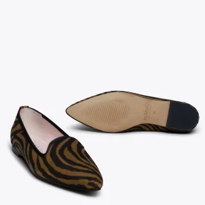 remise en ligne MiMaO ShopOnline SLIPPER ZÈBRE – Slipper Animal Print MARRON ZEBRE 17