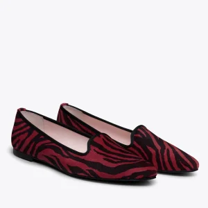 à prix réduits MiMaO ShopOnline SLIPPER ZÈBRE – Slipper Animal Print ROUGE ZEBRE 11