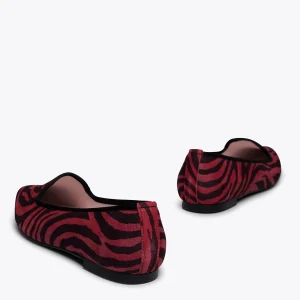 à prix réduits MiMaO ShopOnline SLIPPER ZÈBRE – Slipper Animal Print ROUGE ZEBRE 15