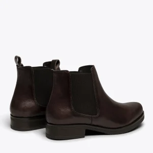 qualité supérieure MiMaO ShopOnline CHELSEA – Bottine Chelsea En Cuir MARRON 15