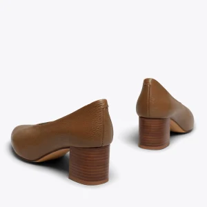 grande marque pas cher MiMaO ShopOnline URBAN STYLE- Chaussures Pour Femme à Talon En Bois MARRON 15