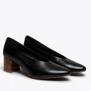 MiMaO ShopOnline URBAN STYLE- Chaussures Pour Femme à Talon En Bois NOIR grande surprise 11