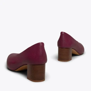 magasin en ligne france MiMaO ShopOnline URBAN STYLE- Chaussures Pour Femme à Talon En Bois BORDEAUX 15