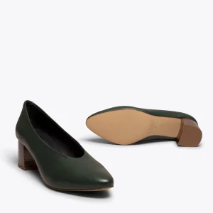 boutiqued en ligne MiMaO ShopOnline URBAN STYLE- Chaussures Pour Femme à Talon En Bois VERT 17