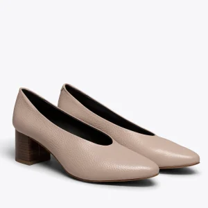 MiMaO ShopOnline URBAN STYLE- Chaussures Pour Femme à Talon En Bois NUDE boutique paris 11