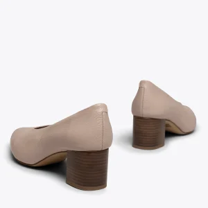 MiMaO ShopOnline URBAN STYLE- Chaussures Pour Femme à Talon En Bois NUDE boutique paris 15