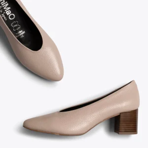 MiMaO ShopOnline URBAN STYLE- Chaussures Pour Femme à Talon En Bois NUDE boutique paris 13