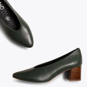 boutiqued en ligne MiMaO ShopOnline URBAN STYLE- Chaussures Pour Femme à Talon En Bois VERT 13