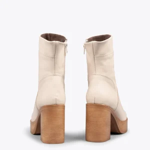 MiMaO ShopOnline SOUL – Bottines à Tige Haute En Cuir Nappa BEIGE grande promotion 12