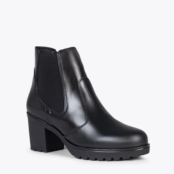 MiMaO ShopOnline SOHO – Bottines Chelsea à Talon NOIR nouveau produit 5