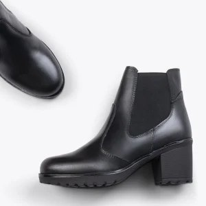 MiMaO ShopOnline SOHO – Bottines Chelsea à Talon NOIR nouveau produit 11