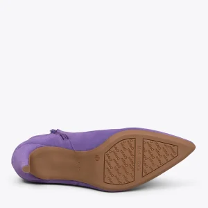 MiMaO ShopOnline OUTFIT – Bottines à Talon Aiguille VIOLET Satisfait ou Remboursé 17