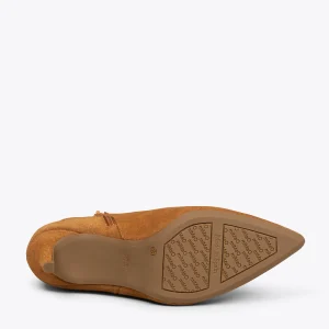 livraison la plus rapide MiMaO ShopOnline OUTFIT – Bottines à Talon Aiguille CAMEL 17