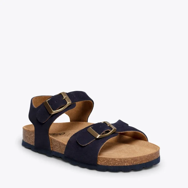 MiMaO ShopOnline GLACE – Sandales Fille BLEU MARINE BIO Avec Boucle exclusivement disponibles 6