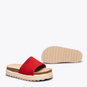 MiMaO ShopOnline FRAISE – Mules Pour Fille ROUGE à prix très bas 19