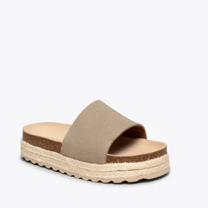 MiMaO ShopOnline FRAISE – Mules Pour Fille TAUPE Neuve avec étiquette 17