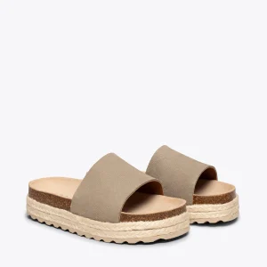 MiMaO ShopOnline FRAISE – Mules Pour Fille TAUPE Neuve avec étiquette 11