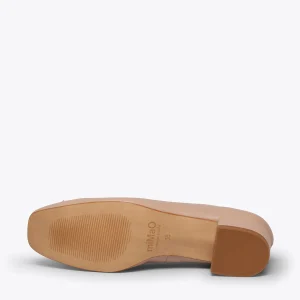 Achat MiMaO ShopOnline OPERA – Ballerines Pour Femmes Avec Talon NUDE 17