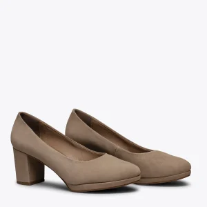 MiMaO ShopOnline URBAN PLATEFORME – Chaussure à Plateforme BEIGE à Talon Moyen authentiques 11