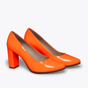 Paris MiMaO ShopOnline URBAN NÉON – Chaussure à Talon ORANGE FLUO 11