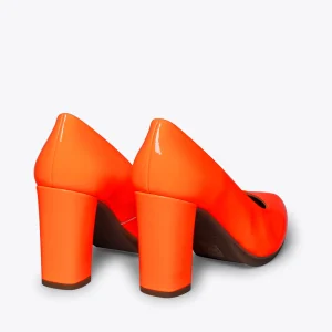 Paris MiMaO ShopOnline URBAN NÉON – Chaussure à Talon ORANGE FLUO 15